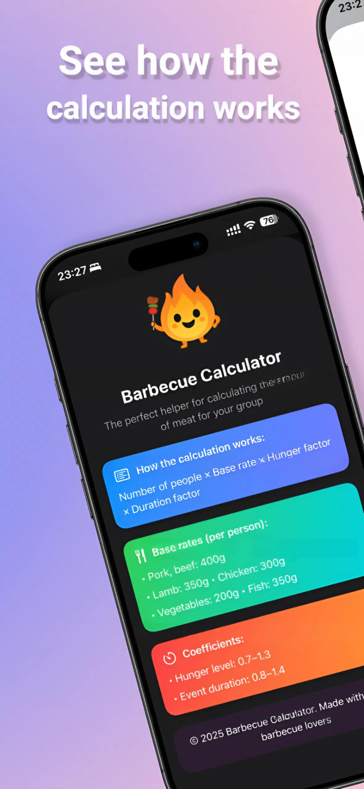 BBQ Meat Calculator