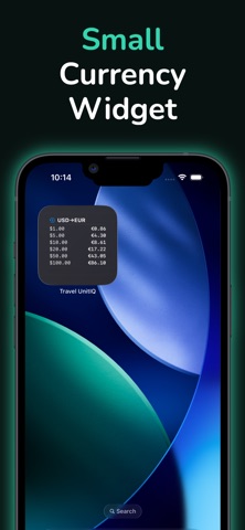 Currency Converter + Widgets iPhone screenshot