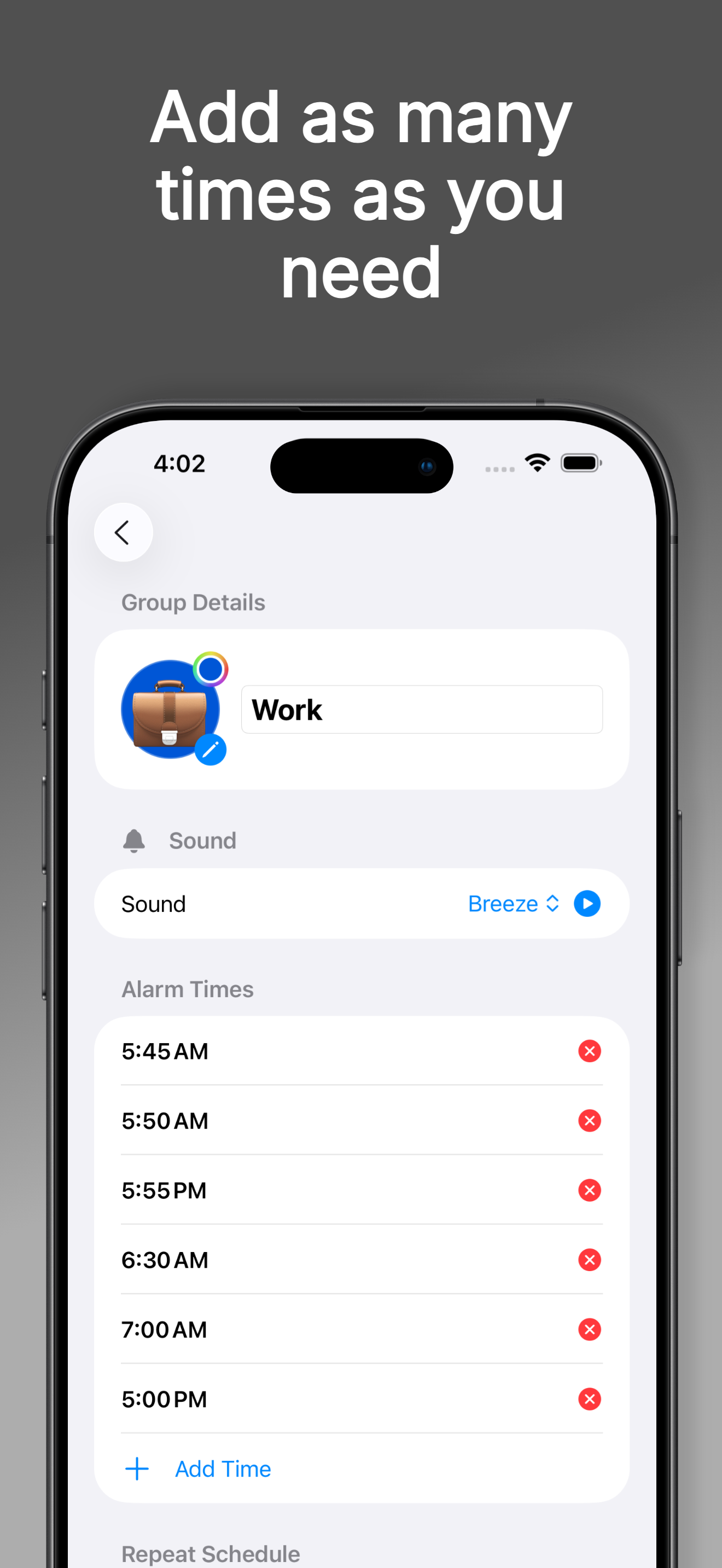 Go Time Alarm screenshot 3