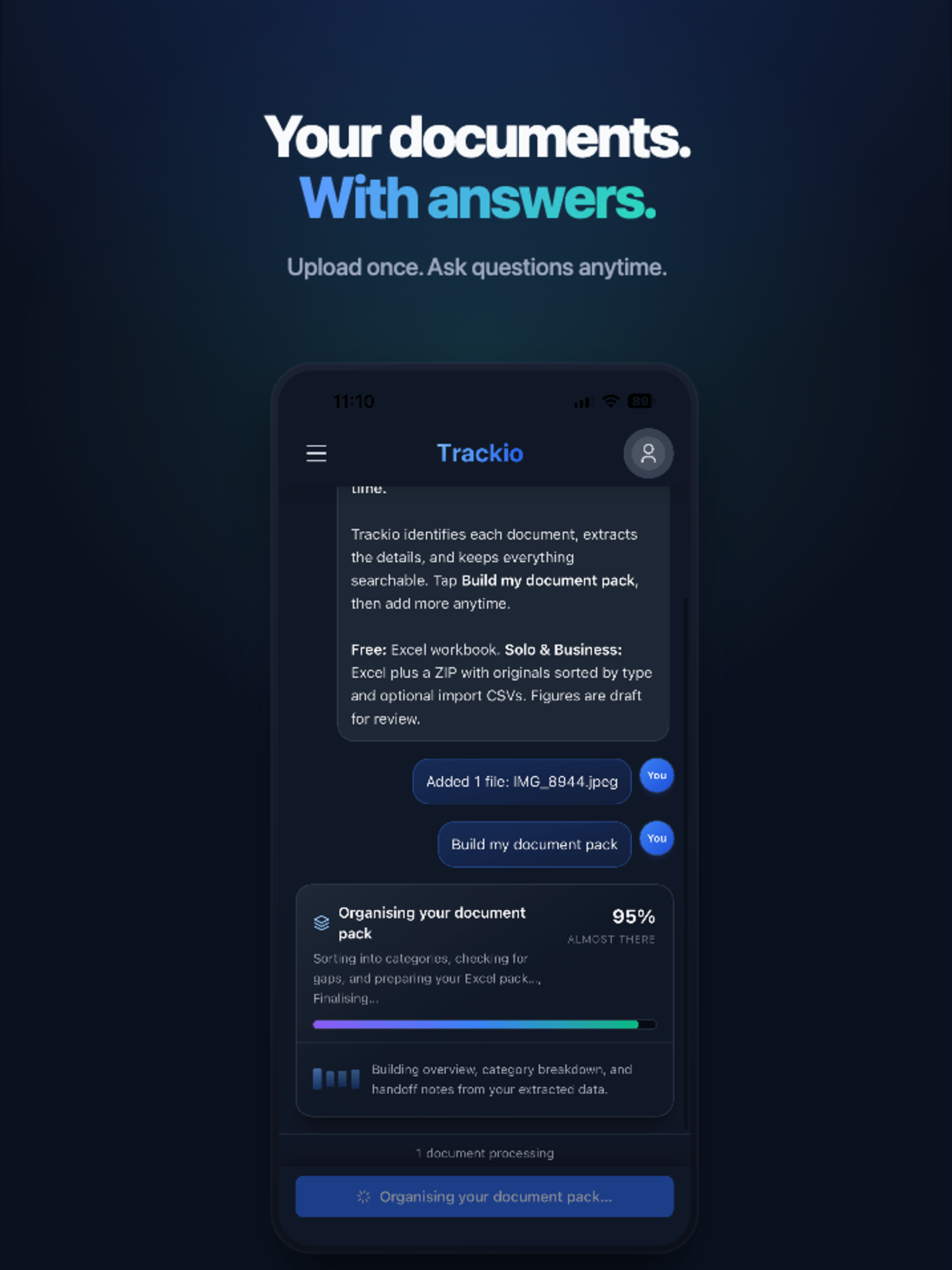 Trackio: Business Documents screenshot 9