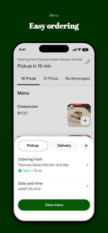 Franca's Italian Kitchen iPhone screenshot