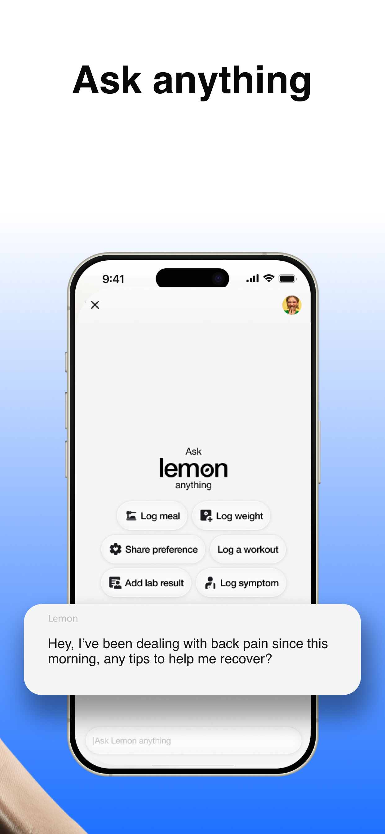 Lemon - AI Health Coach screenshot 2