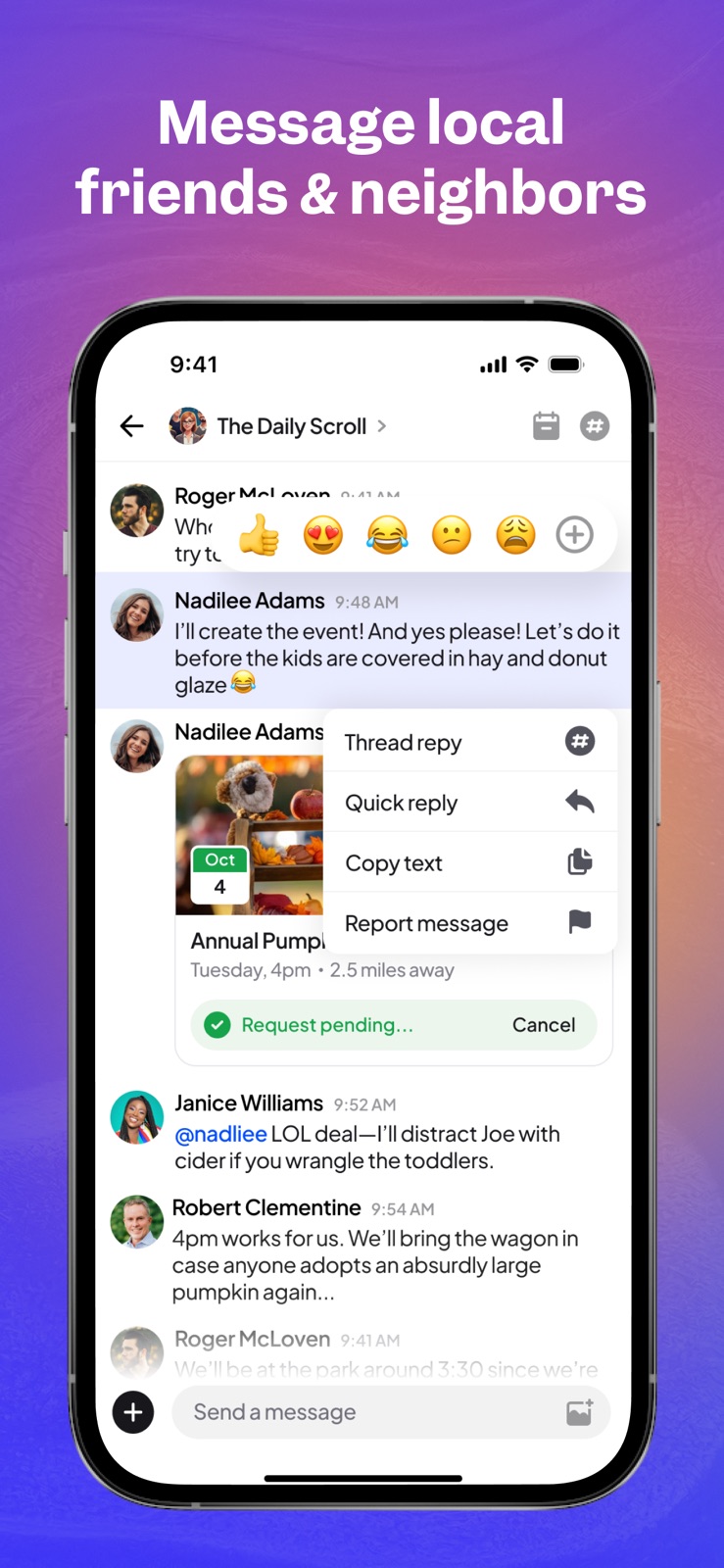Howl: Community Chat and News iphone screenshot 3