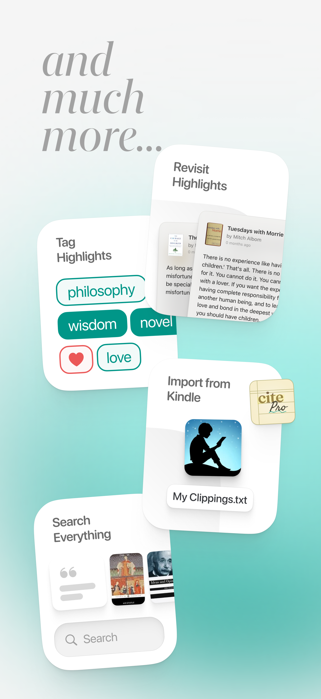 Cite – Book Highlighting