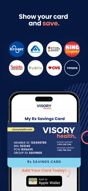 Visory Health Rx Pharmacy Card screenshot 2
