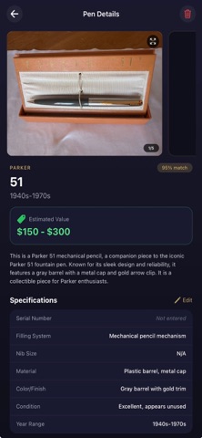 PratherPens Fountain Pen iD screenshot