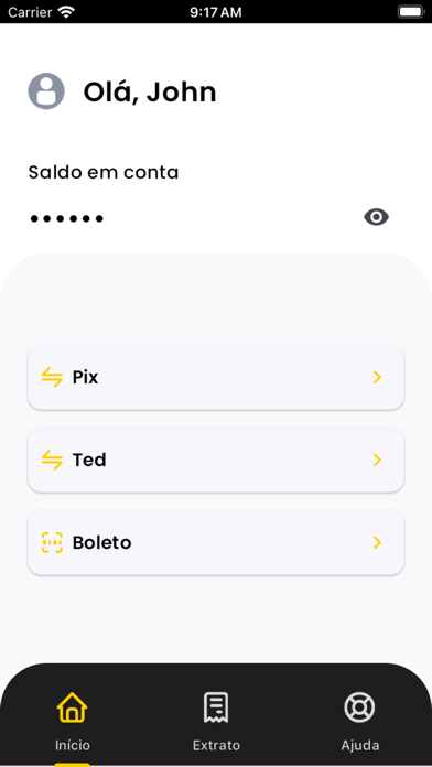 SOUL seu Bank Screenshot