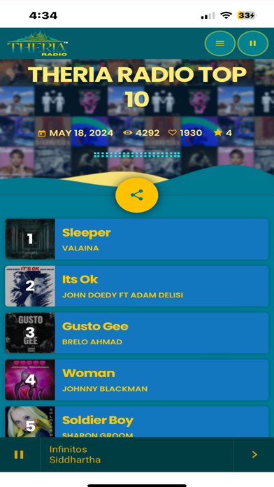 Theria Radio Screenshot