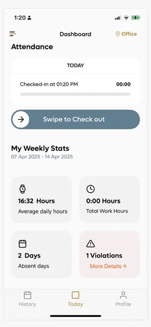 Attendance System EDE screenshot 1