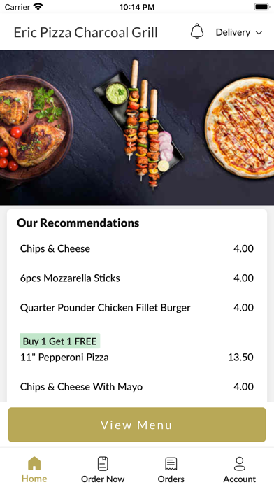 Eric Pizza Charcoal Grill Screenshot