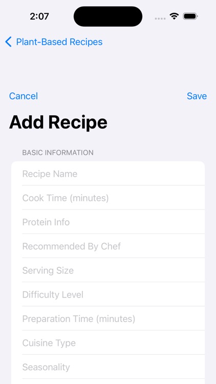 Plant Based Recipes List screenshot-4