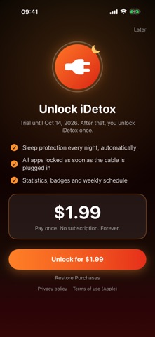 iDetox: Focus & Sleep Lock Screenshot 9 of 9