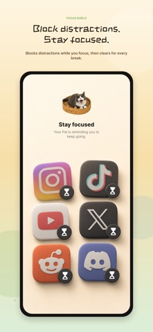 FocusPal - Pomodoro Timer iPhone screenshot