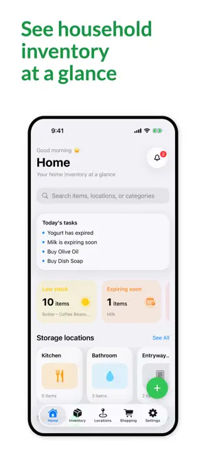 HomeStock: Household Inventory screenshot 1