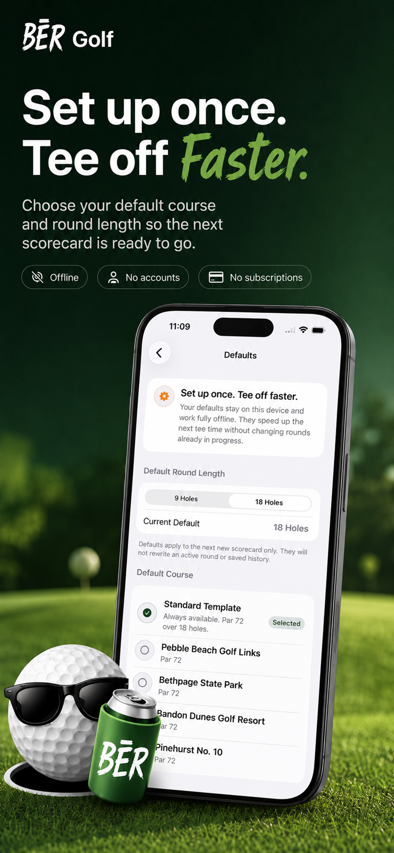 BĒR Golf: Weekend Scorecard screenshot 5