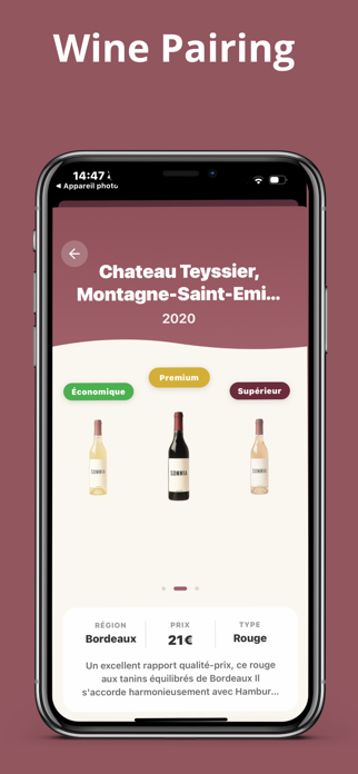 SOMMIA - Wine Pairing Screenshot 1 of 4