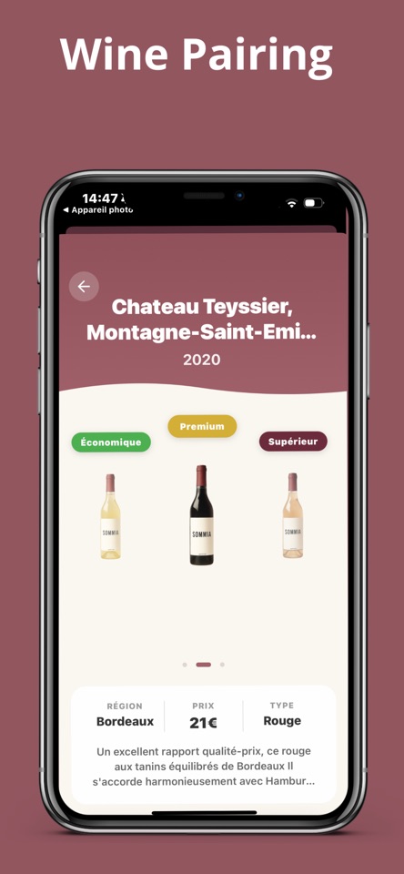 SOMMIA - Wine Pairing screenshot 1