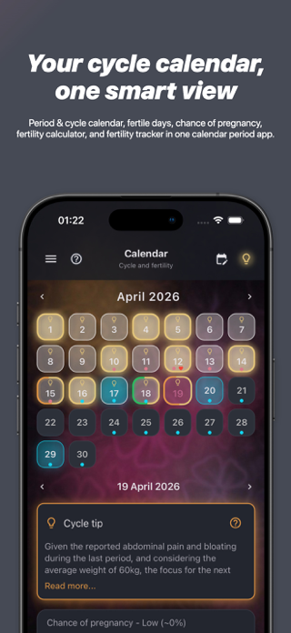 Bloomy - Cycle Period Tracker Screenshot 7 of 8