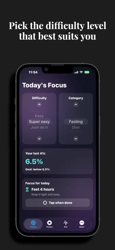 HealthyA1c screenshot 1