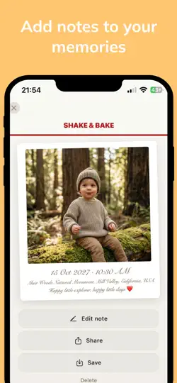 Screenshot von Shake & Bake: Polaroid Camera auf dem iPhone 4