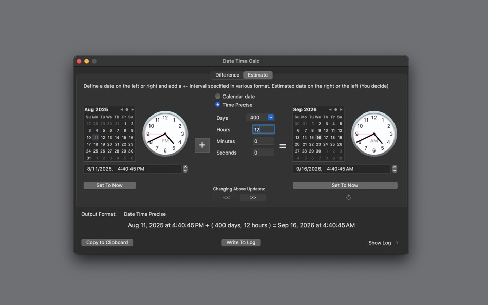 #4. Date Time Calc 2 (macOS) 作者: Roberto Panetta