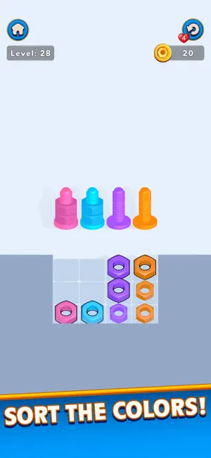 Bolts: Match and Sort screenshot 1