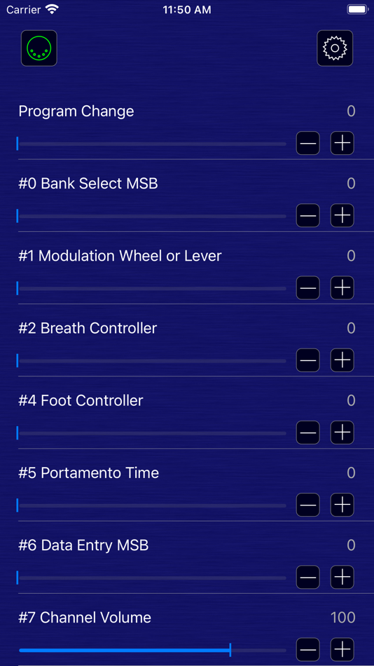 #1. bismark CtrlSlide – MIDI CC (iOS) 由: bismark LLC