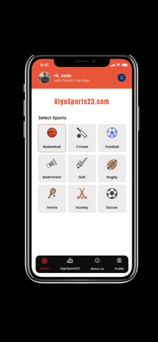 AlgoSports23 screenshot