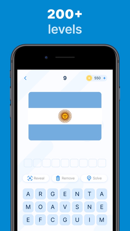 #3. Flags quiz - Guess the flag (iOS) Podle: Anastasiia Lavrenteva