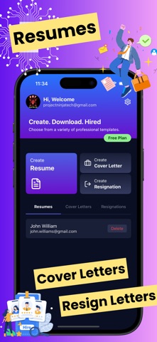 AI Resume Builder - Resumint screenshot