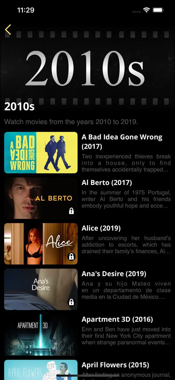 Screenshot #2 pour Independent Film Club