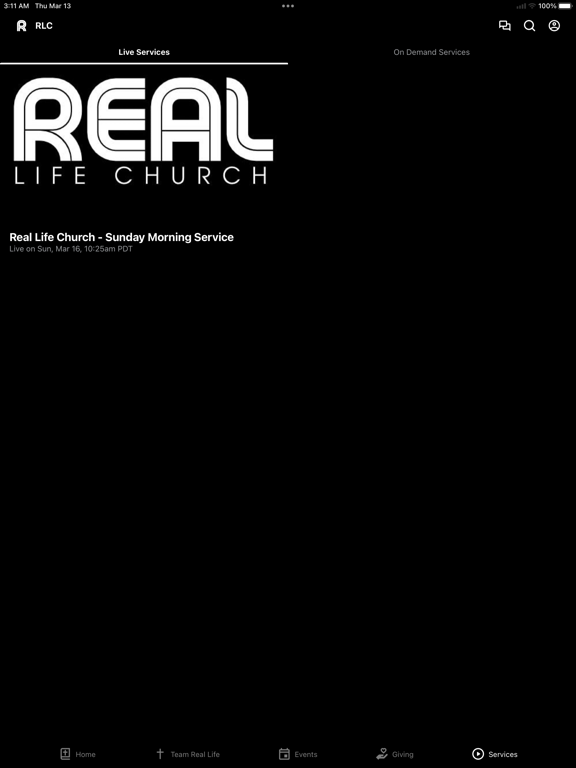 Real Life Church Goshen iPad screenshot 4 - Education app