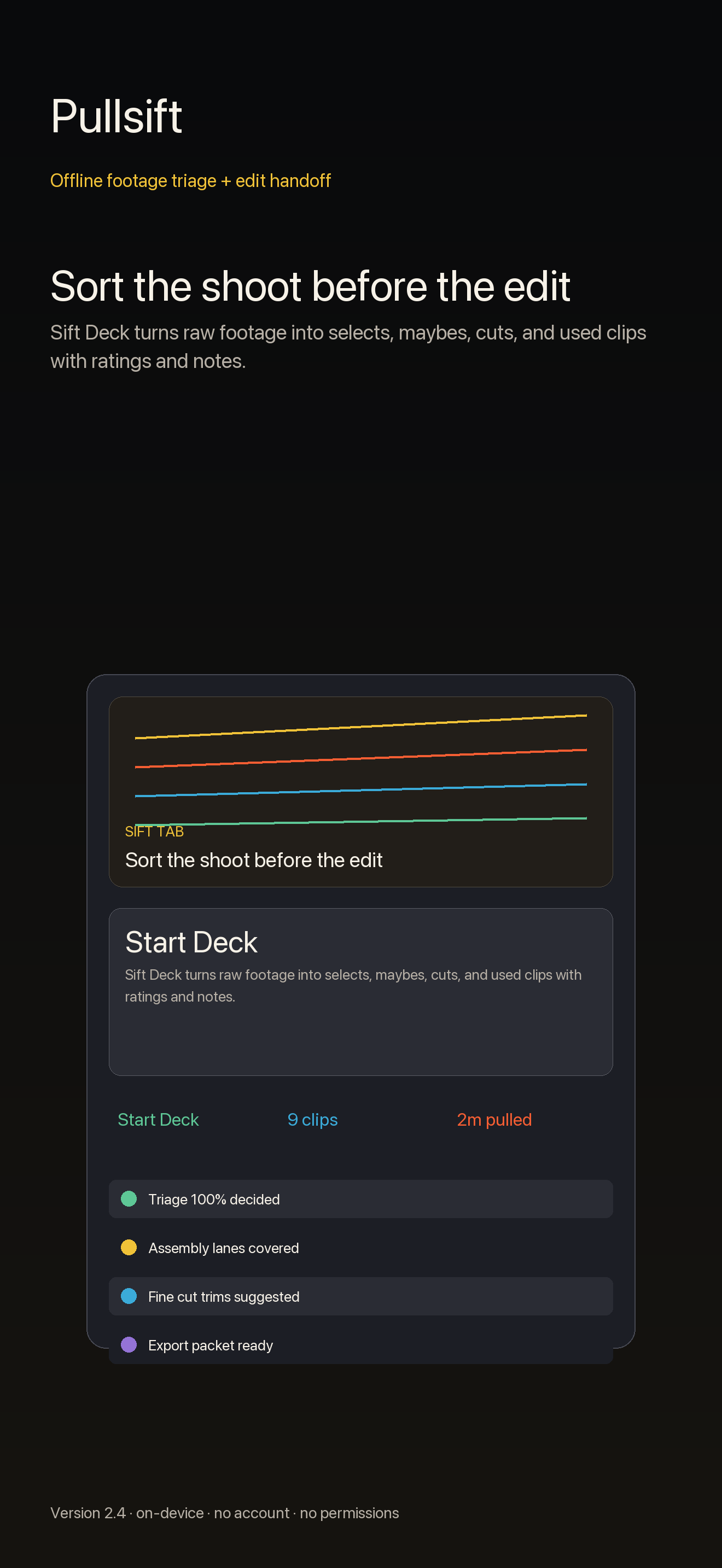 Pullsift screenshot 1 of 5