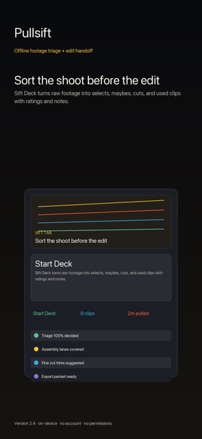 Pullsift screenshot 1