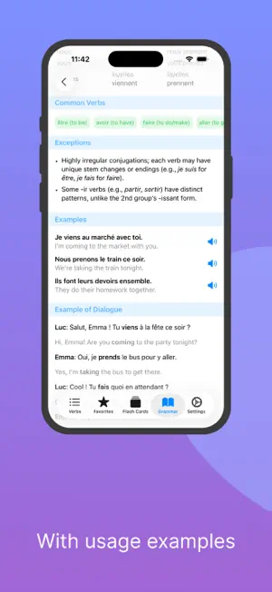 Verbs in French screenshot 4