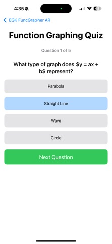 EGK FuncGraph AR screenshot