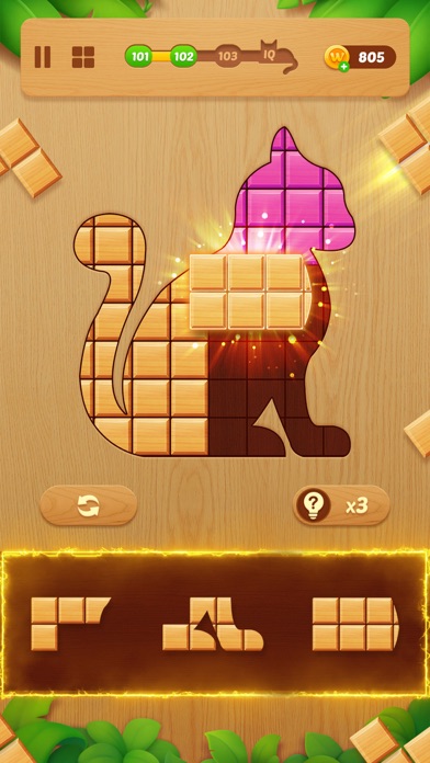 Block Crush: Wood Block Puzzleのおすすめ画像4