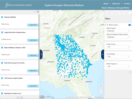 Screenshot #5 pour Georgia's Historical Markers