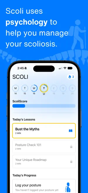 Scoli - Manage Scoliosis screenshot 1