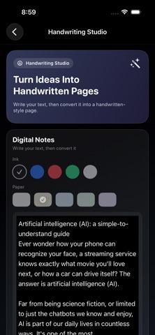 Handwritten Quick Notes Screenshot 5 of 6