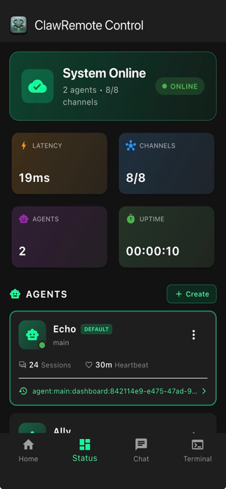 ClawRemote AI Screenshot 2 of 8