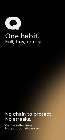 QuietOne: Gentle Habit Tracker Screenshot 1 of 10