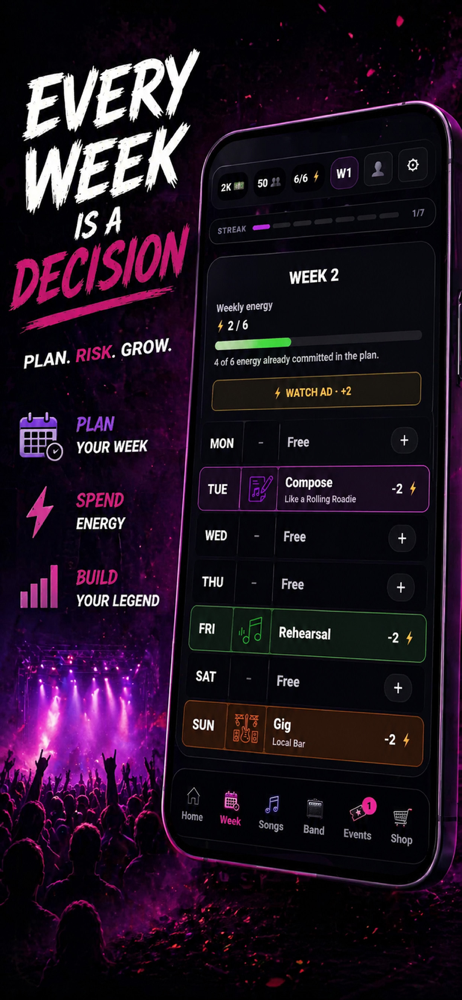 BandMayhem: Rock Band Manager screenshot 3