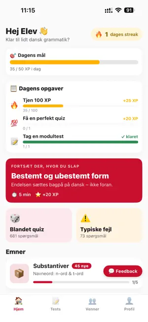 Dansk Plus – dansk grammatik screenshot 1