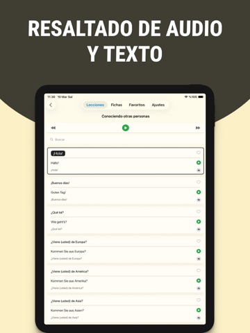 Aprender alemán fácil iPad screenshot