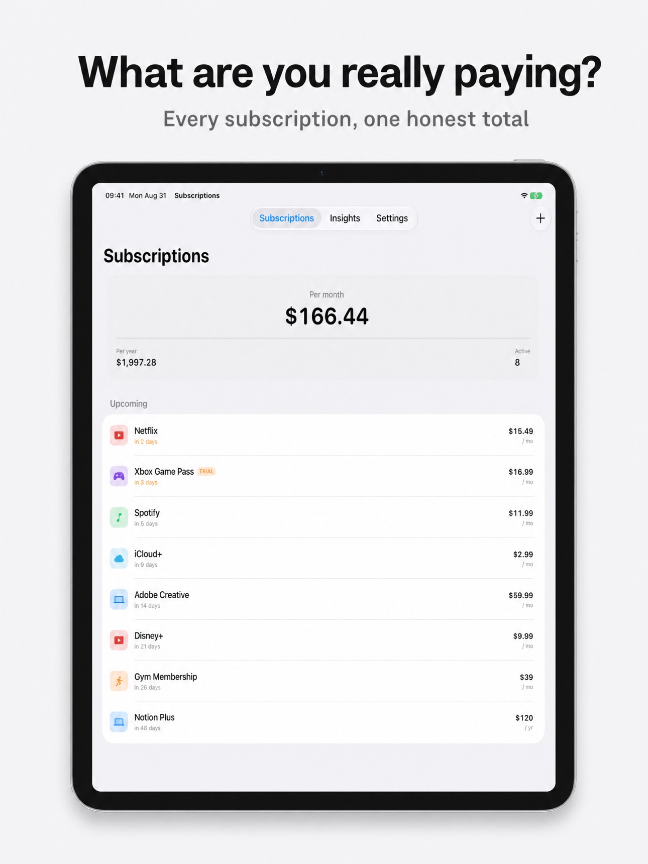 Screenshot 4 of Subscription Tracker Renewals