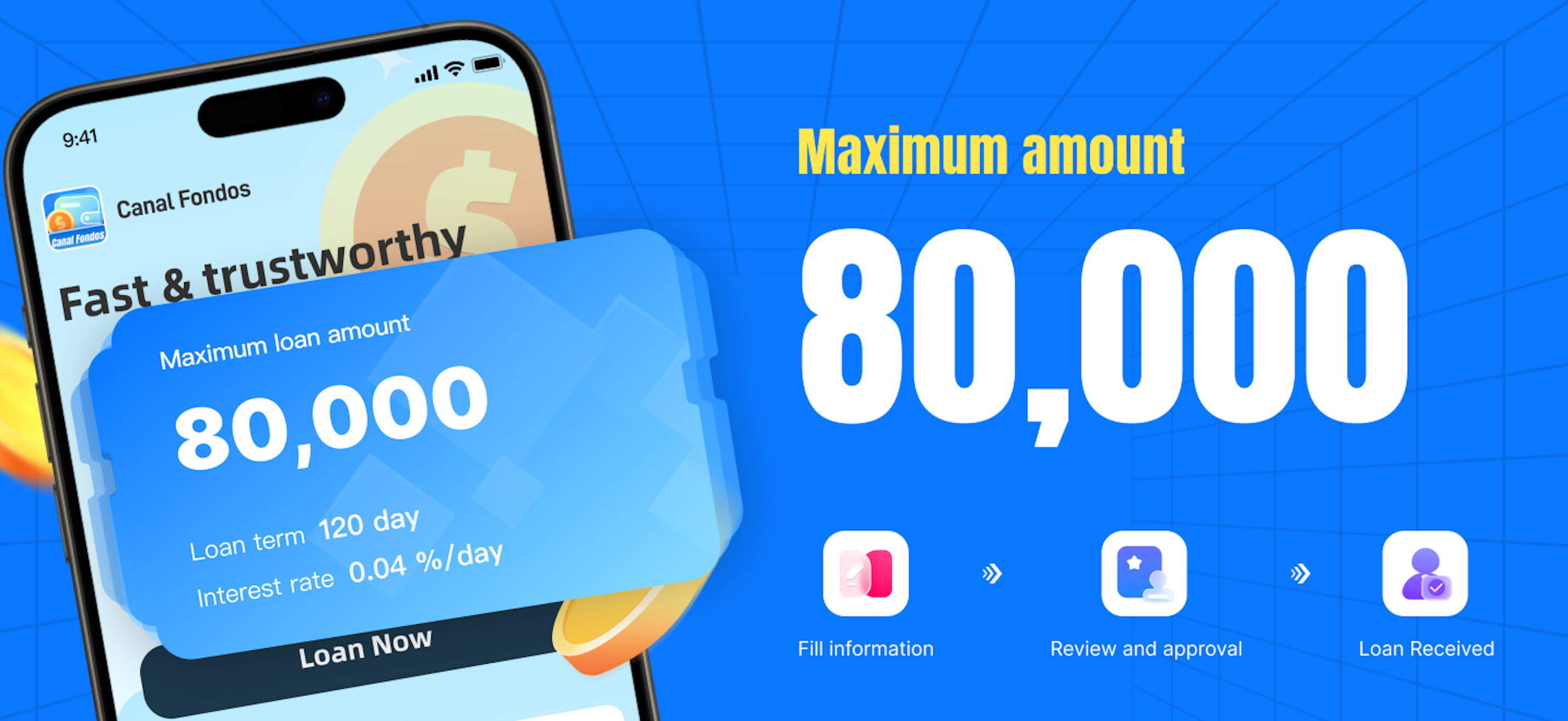 Personal loan app-Canal Fondos