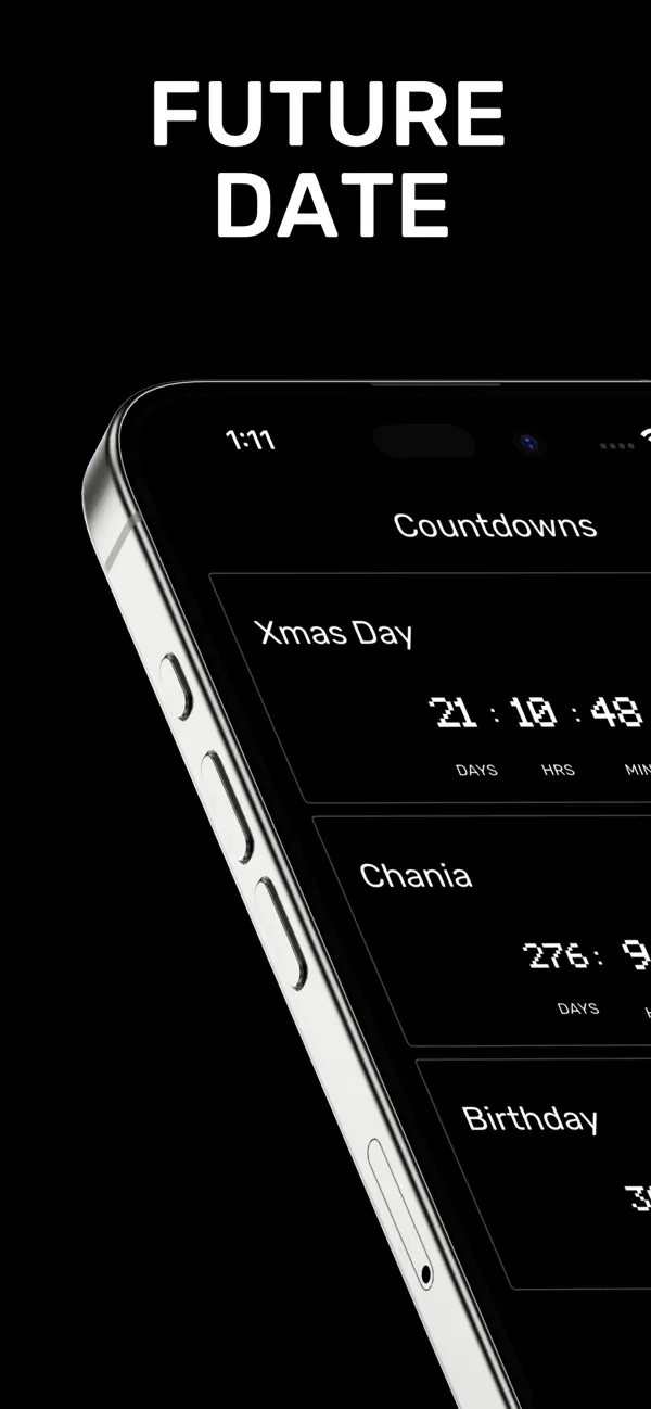 #1. Future Date - Countdown Timer (iOS) di: Christopher Lamb