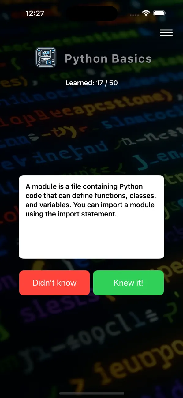 #4. Python Basics - flashcards (iOS) 由: COMPMAZ ALEKSANDER ROTNICKI