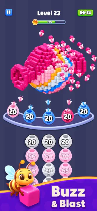 Cube Bee Puzzle screenshot 5